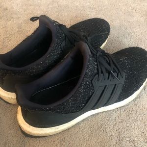 Charcoal Adidas Ultraboosts Sneakers
